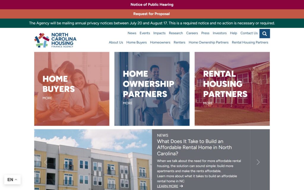 North Carolina Housing Finance Agency