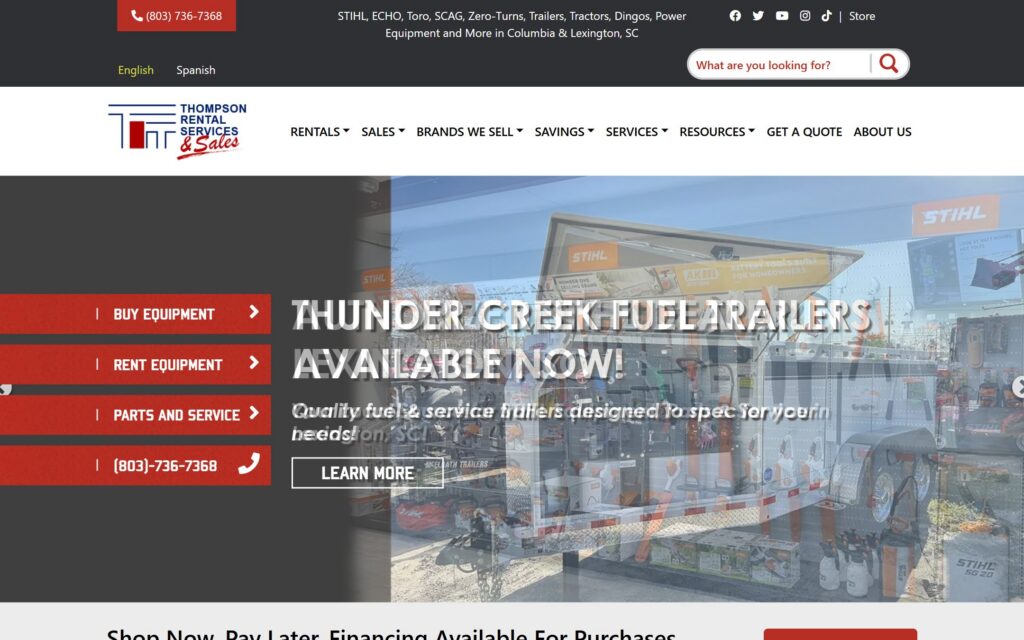 Thompson Rental Services