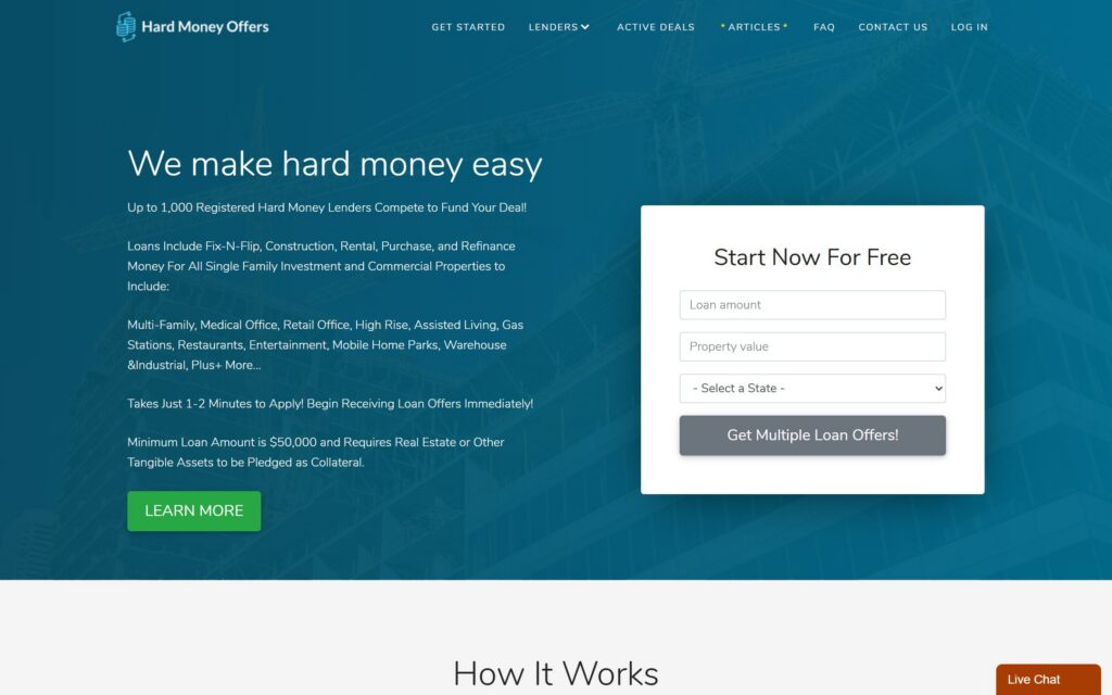 Hard Money Offer